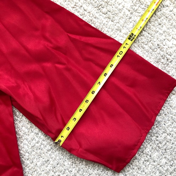 Red Graduation Cap & Gown W/ Red & Gold Tassel Unisex (Size 5'-10" - 6'-0") - Picture 12 of 16